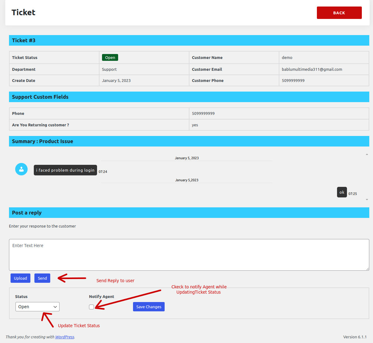 Ticket List