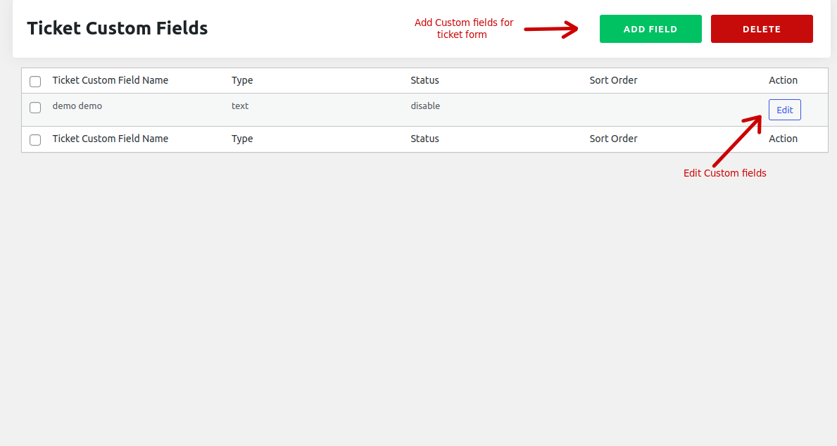 Custom Fields